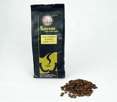华盛咖啡新鲜烘焙 夏威夷圆豆（Hawaii Peaberry）咖